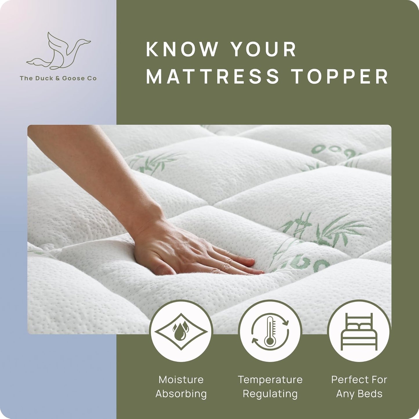 Cooling Plush Mattress Topper