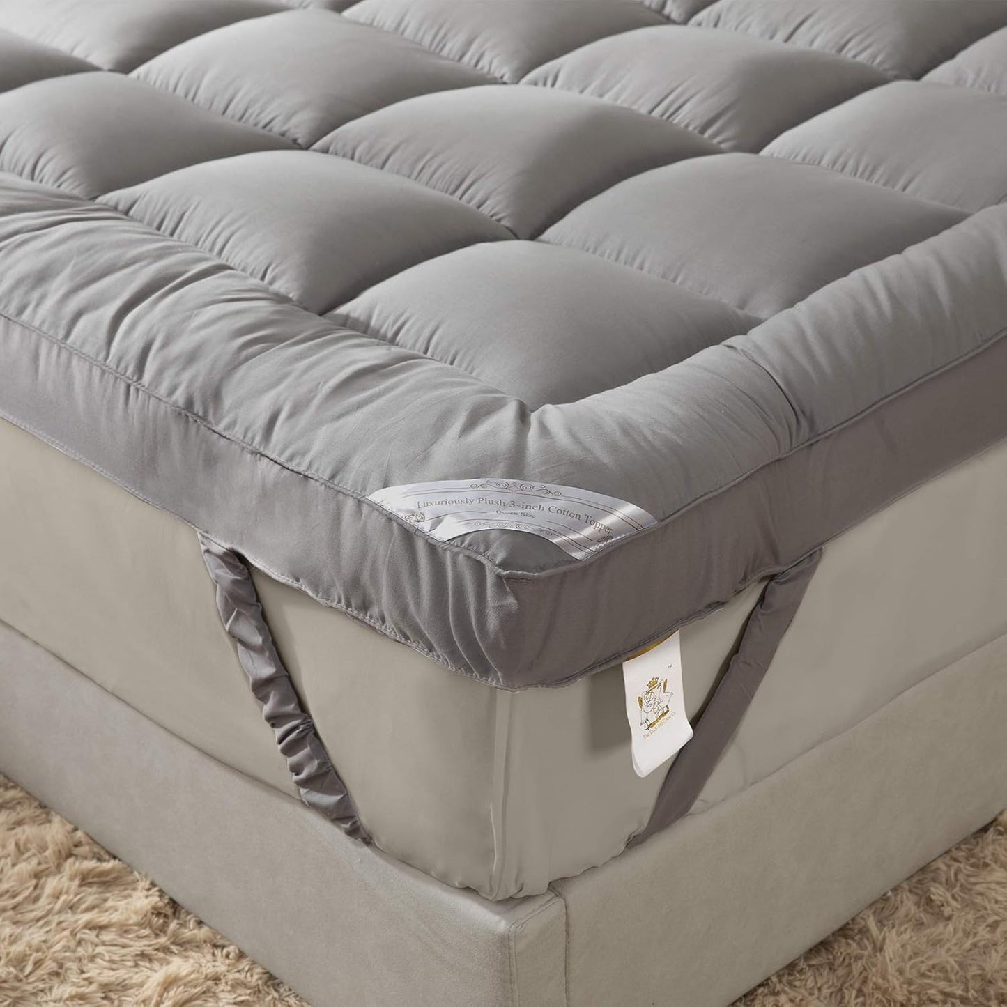 Soft Pillow Top Mattress Topper & Pad