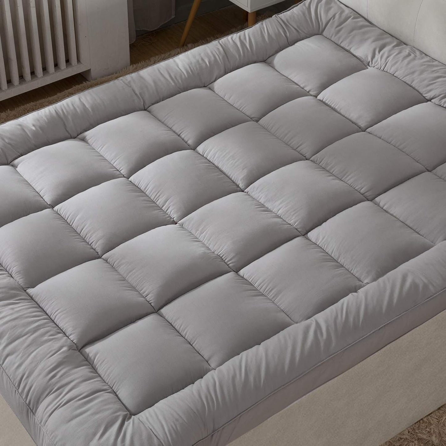 Soft Pillow Top Mattress Topper & Pad